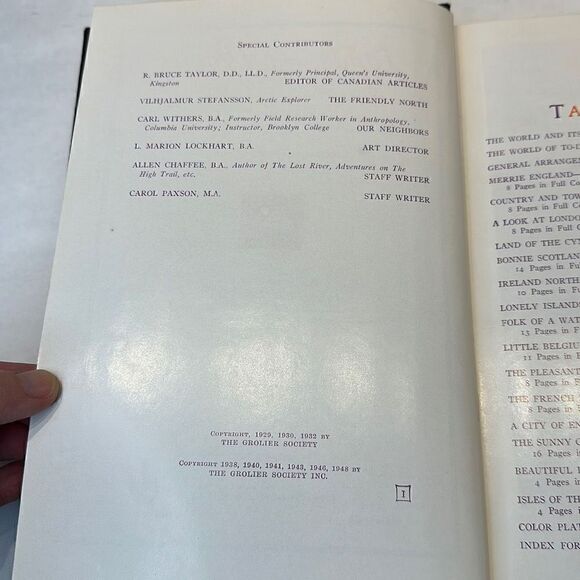 Vtg Lands and Peoples Book Set 1949 The Grolier Society The World in Colors Volu - Picture 5 of 11